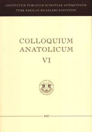 Colloquium Anatolicum VI