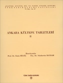 Ankara Kültepe Tabletleri - II