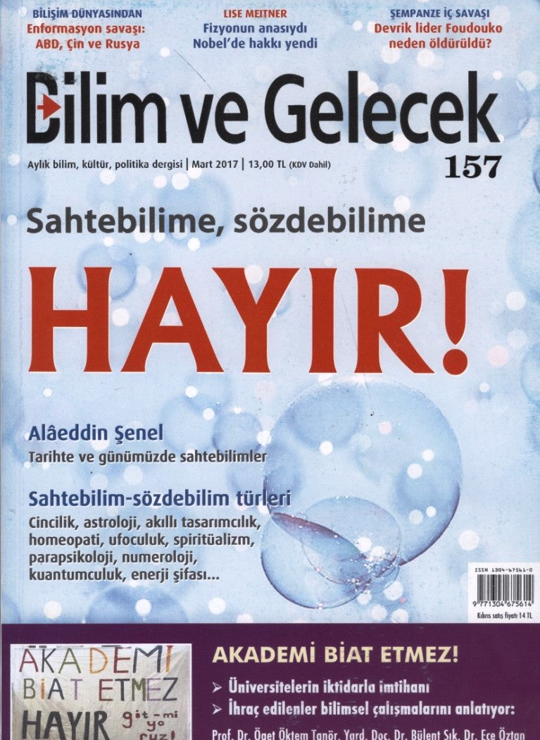 Bilim ve Gelecek Sayı 157