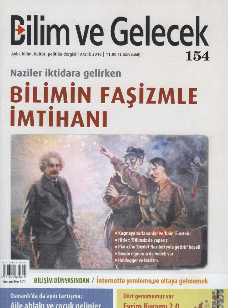 Bilim ve Gelecek Aralık 2016 Sayı 154