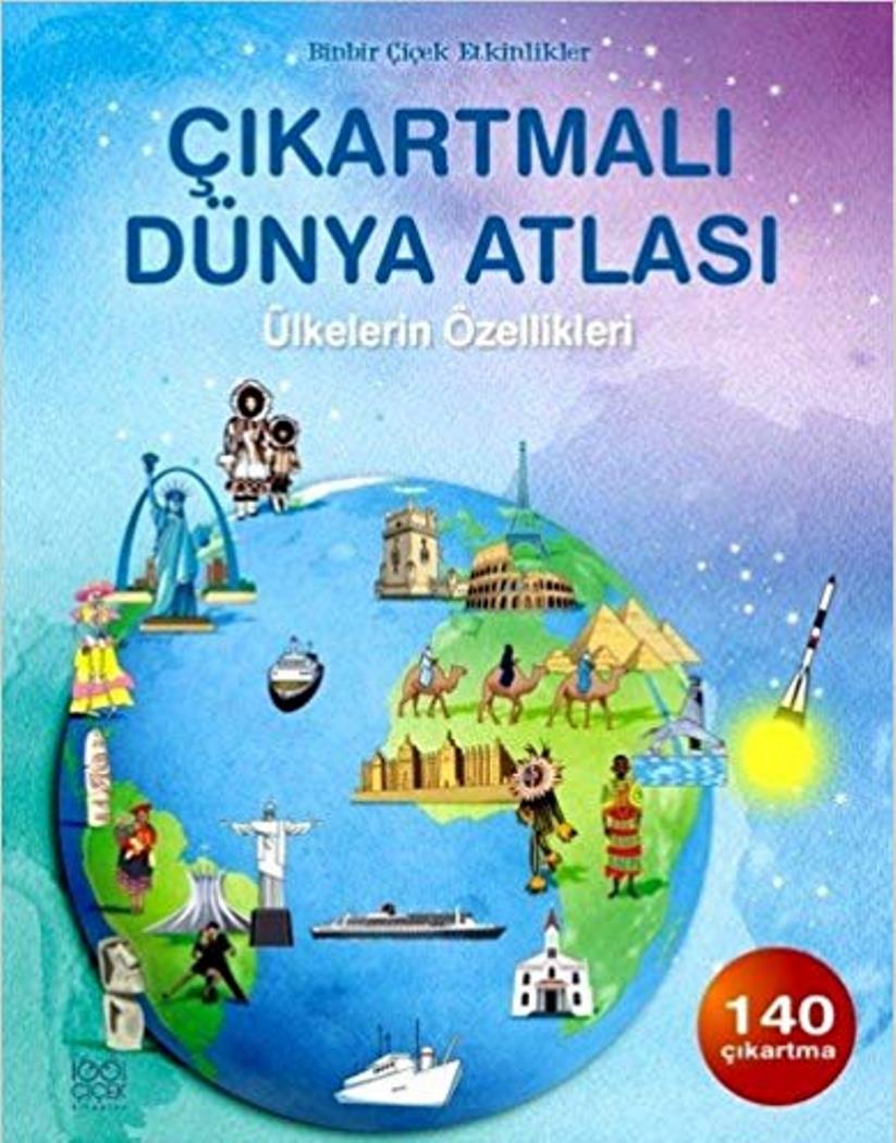 Çıkartmalı Dünya Atlası Ülkelerin Özellikleri