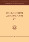 Colloquium Anatolicum VII