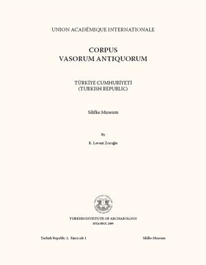 Corpus Vasorum Antiquorum. Türkiye Cumhuriyeti, Silifke Museum