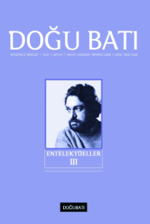 Doğu Batı : Entelektüeller III - Sayı 37