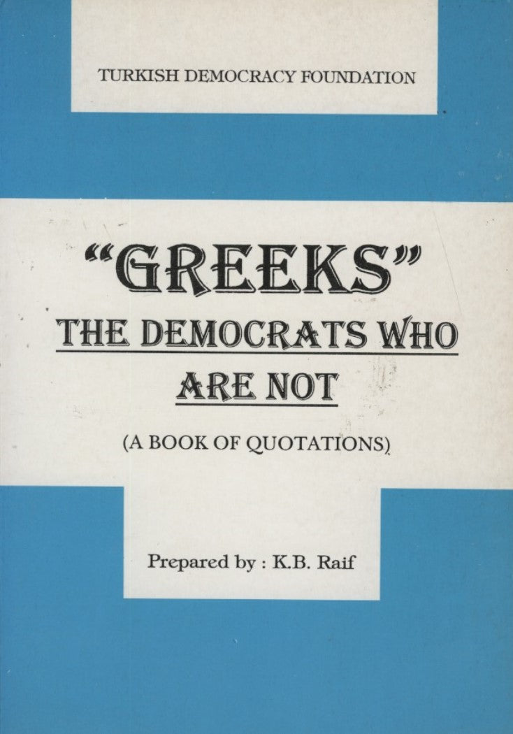 "Greeks" The Democrats Who Are Not
