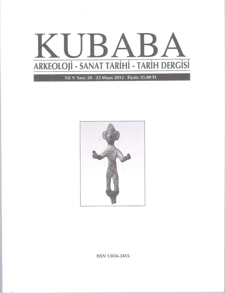 Arkeoloji Sanat Tarihi Dergisi Mayıs 2012 - Sayı 20