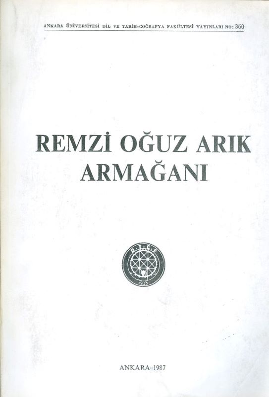 Remzi Oğuz Arık Armağanı