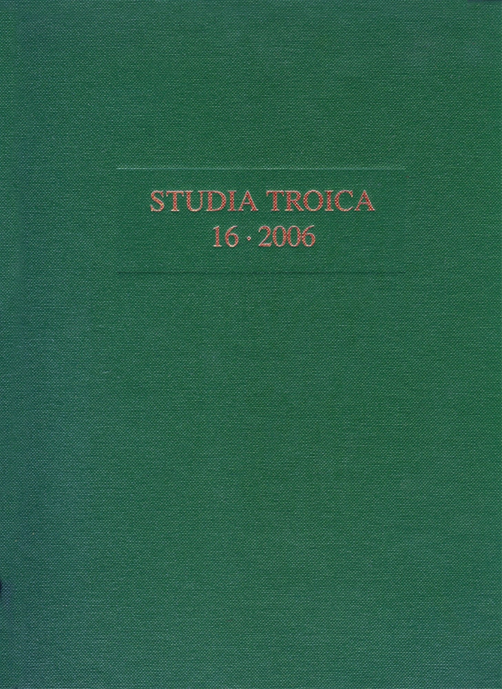 Studia Troica 16 : 2006