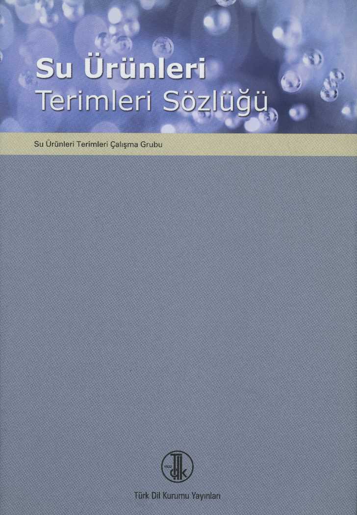 Su ürünleri Terimleri Sözlüğü