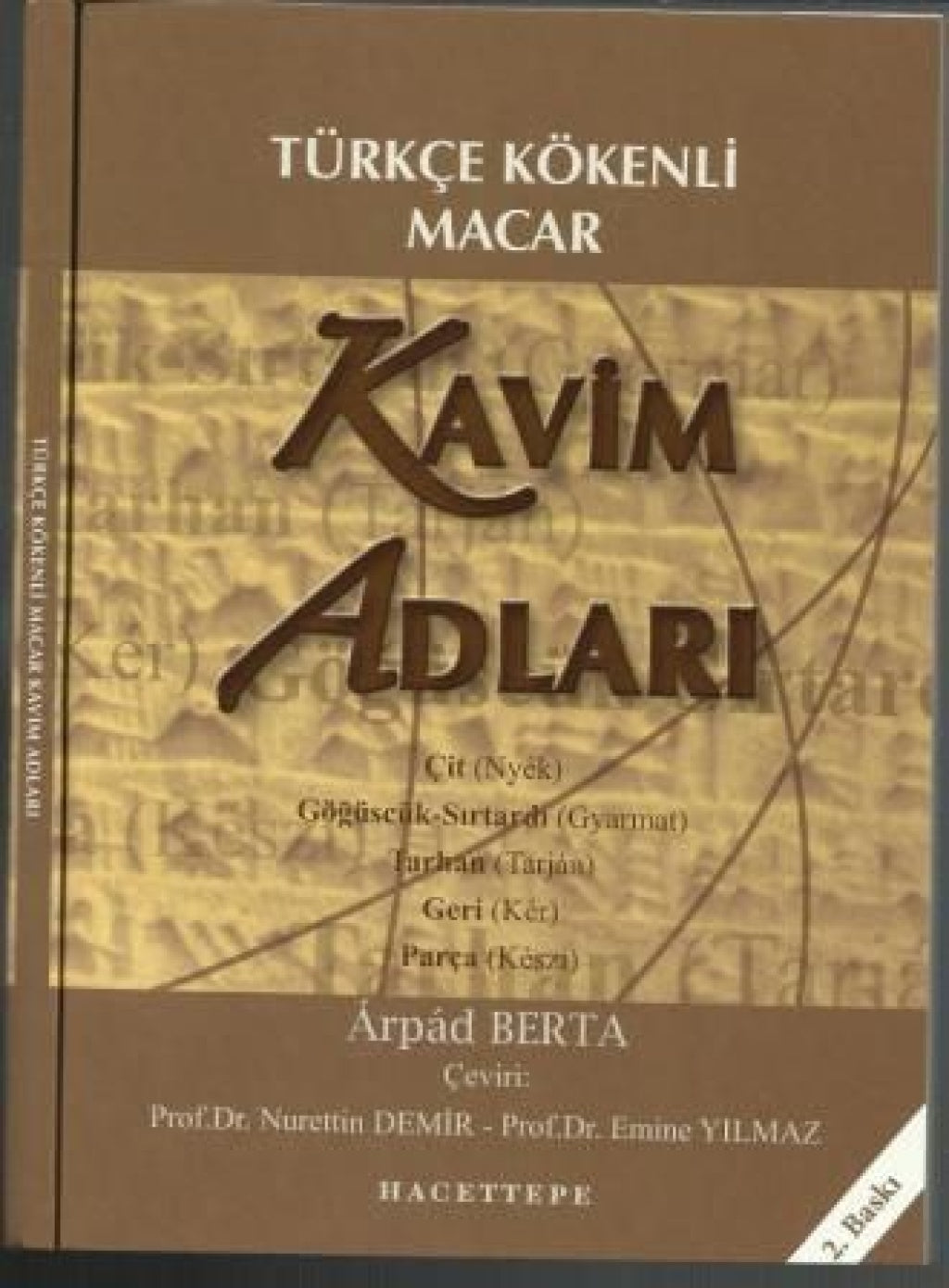 Türkçe Kökenli Macar Kavim Adları