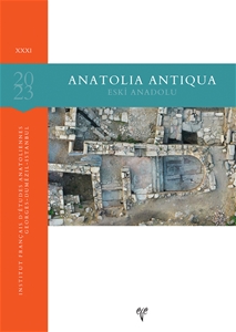 Anatolia Antiqua XXXI
