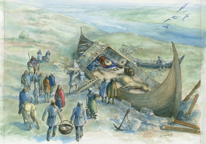 Norveç’te 20 Metre Uzunluğunda Viking Gemisi Keşfedildi