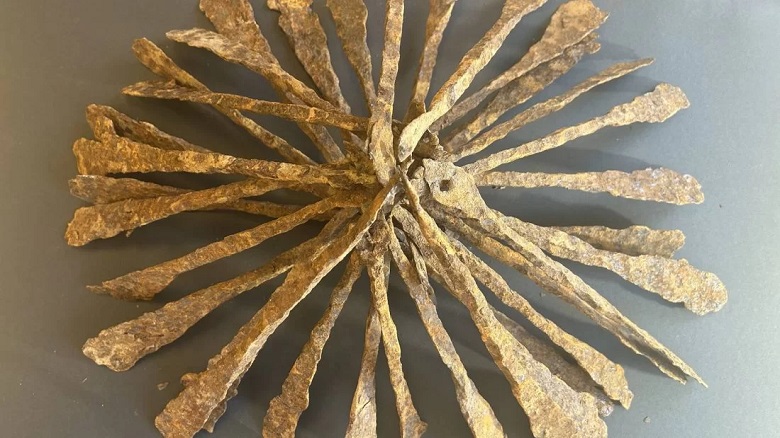 Norveç’te bir kadın, ailesinin evini temizlerken bodrum katında Vikinglere ait 1000 yıllık demir çubuklar buldu