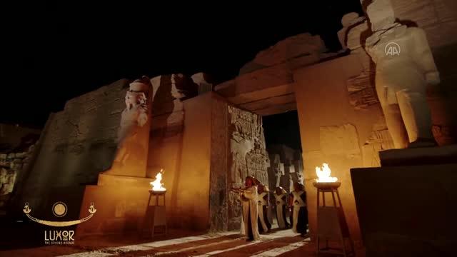 Mısır'da Firavunlar dönemine ait Koç Başlı Sfenks Yolu törenle açıldı