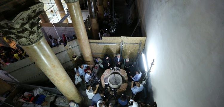 Hazreti İsa'nın Doğduğuna İnanılan Kilisede Vaftiz Taşı Bulundu