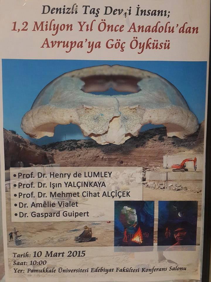 'Denizli Taş Devri İnsani; 1,2 Milyon Yıl Önce Anadolu'dan Avrupa'ya Göç Öyküsü'