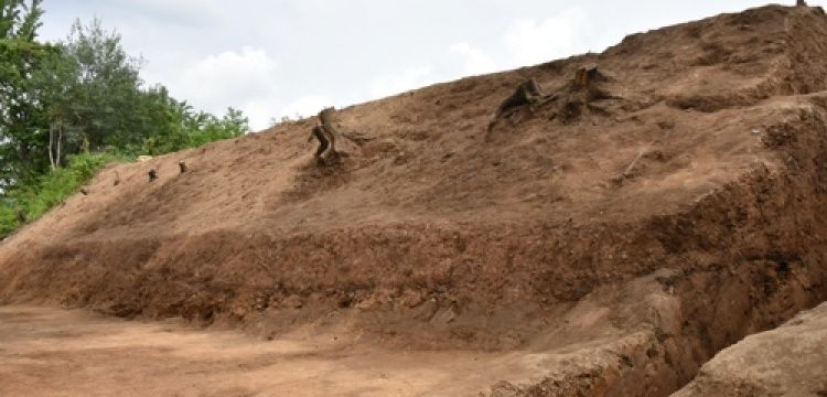 Güney Kore'de toprak surla çevrili saray kalıntısı bulundu