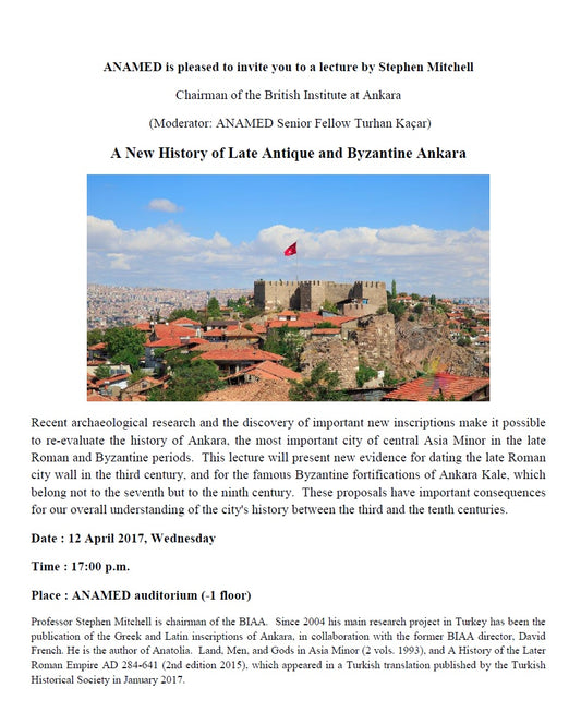 A New History of Late Antique and Byzantine Ankara