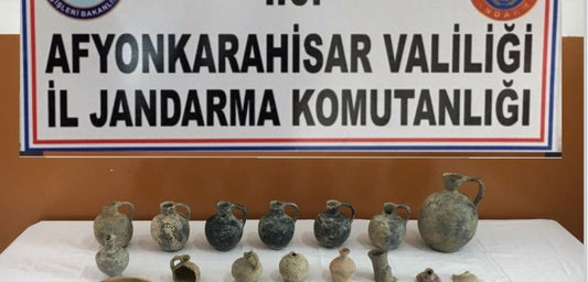 Afyonkarahisar'da tarihi eserler yakalandı
