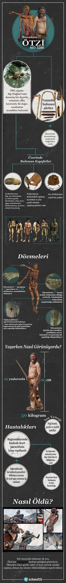 Buzadam Ötzi’nin İnfografik ile Anlatımı