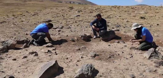 Erciş'te 400 bin yıllık nadir rastlanan çadır şekilli yapı saptandı