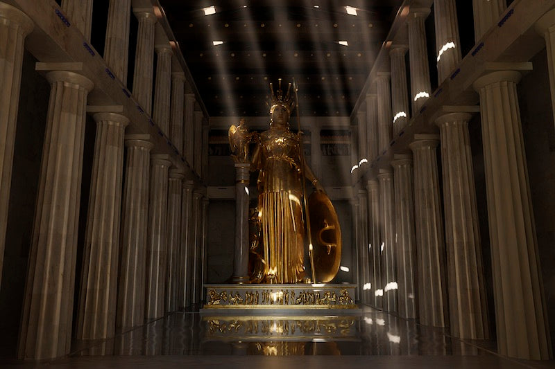 Atina’daki Parthenon Nasıl Aydınlatılıyordu?