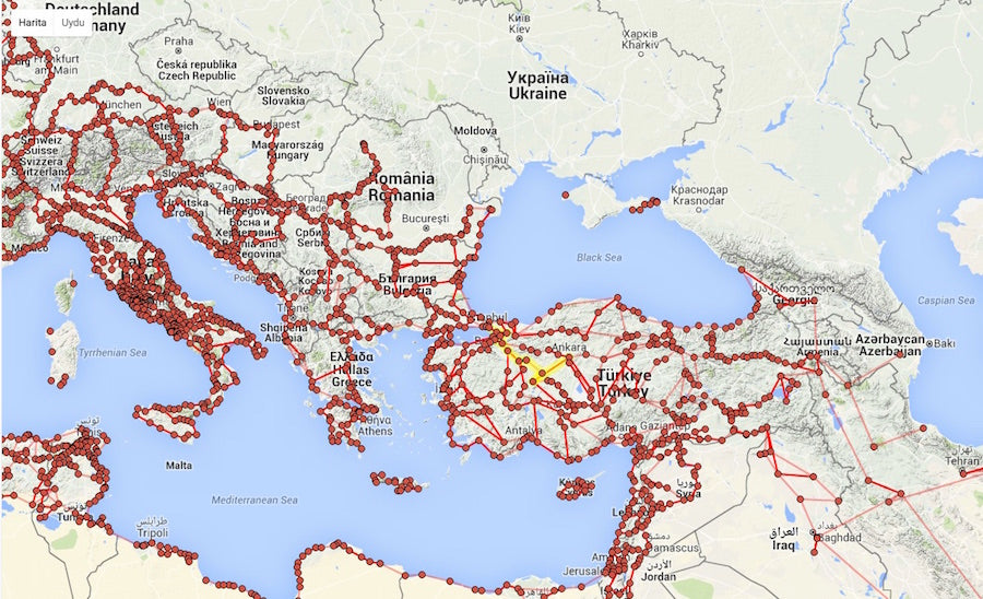 Roma İmparatorluğu’nun İnteraktif Yol Haritası Çıktı