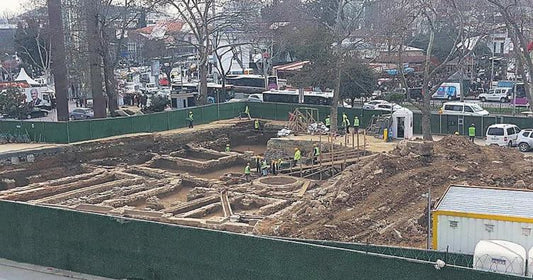 Metro inşaatından tarih çıktı