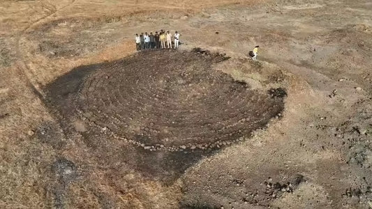 Hindistan, Roma ticaret yollarıyla bağlantılı en büyük antik dairesel labirentini keşfetti.