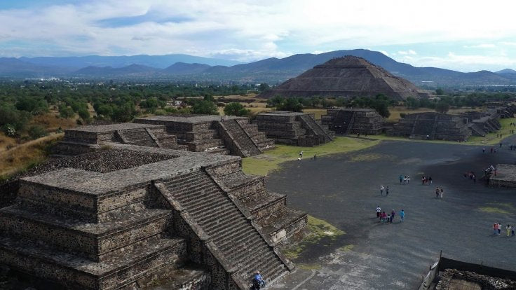 Orta Amerika’daki Antik Teotihuacan Şehri Modern Yollarla İnşa Edilmiş