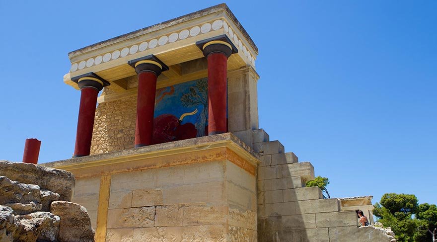Girit Knossos Antik Kenti ve Sarayı