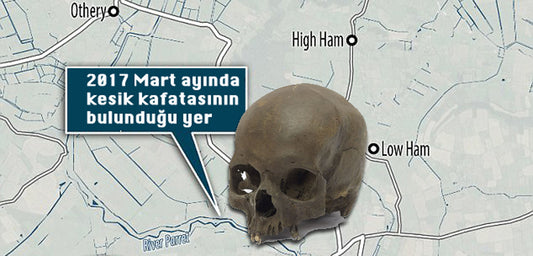 Demir çağından kalma kesik kadın kafatası bulundu