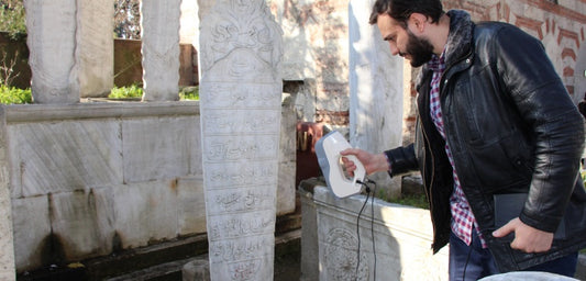 Eyüp'teki tarihi mezar taşları tek tek modelleniyor