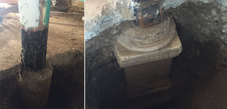 Abacılar Camii sütunları devşirme sütunlara bindirilmiş