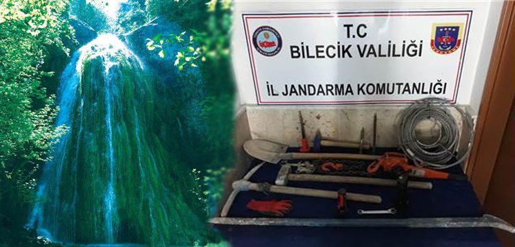 Bilecik'te arkeolojik sit alanında kaçak kazı