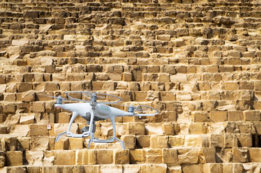 Piramitlerin Yapım Tekniğinin Anlaşılması İçin Lazer ve Dronelar Kullanılıyor
