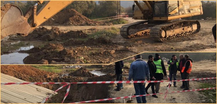 İznik'te yol yapımı için yapılan kazıda tarihi mezar bulundu