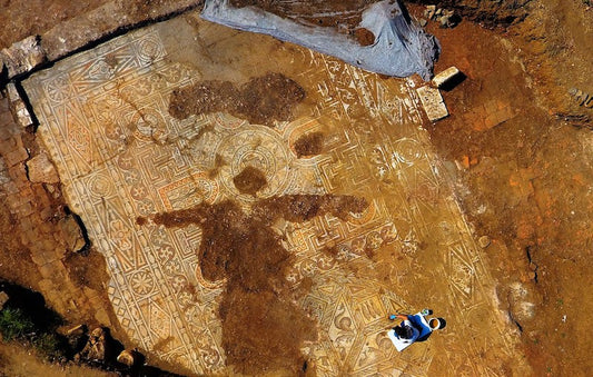 Çanakkale’de 1500 Yıllık Devasa Mozaik Bulundu