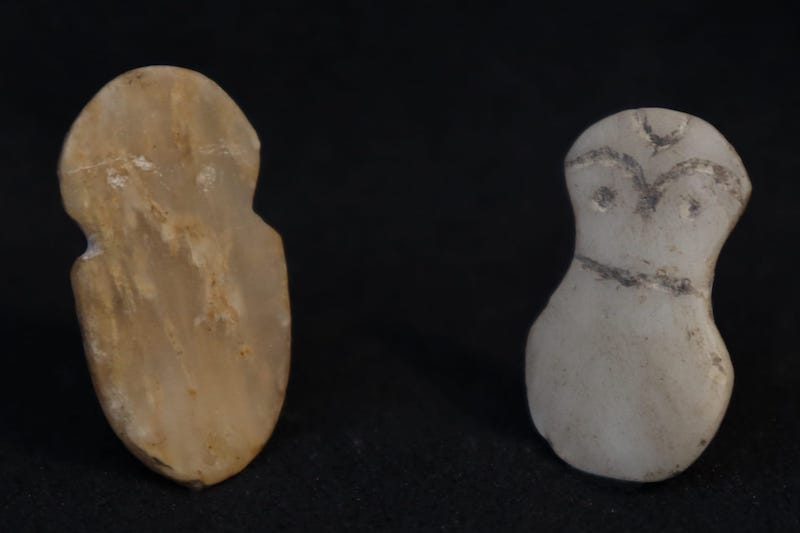 Tavşanlı Höyük’te 4.200 Yıllık Mermer İdoller Bulundu