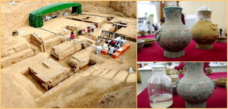 Çin'de 2 bin yıllık mezardaki sürahiden 'ölümsüzlük iksiri' çıktı