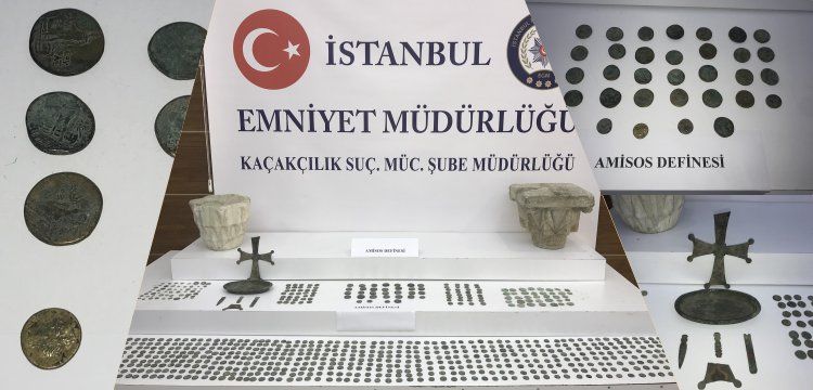Amisos Hazinesi İstanbul'daki operasyonla ele geçirildi