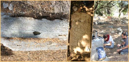 Muğla'da 1500 yıllık hastane ve 1800 yıllık Dostlar yazılı mezar yazıtı bulundu