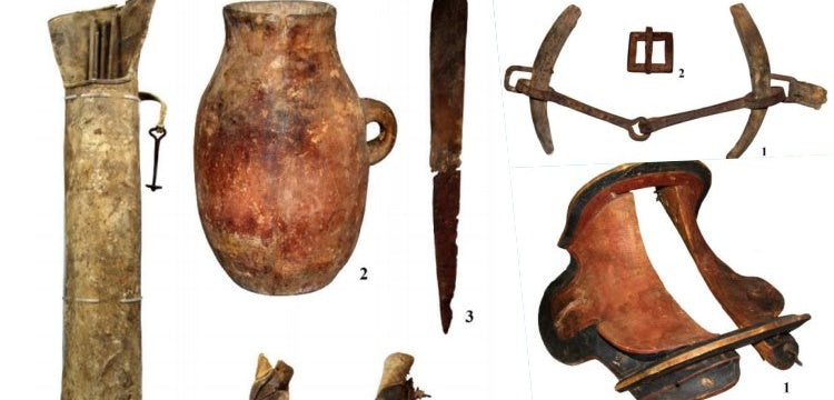 Moğolistan’da bulunan at koşumları ve silahlar 1700 yıllık çıktı