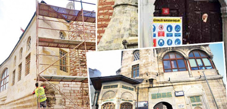 Ahmediye Külliyesi'de restorasyon kurbanı oldu