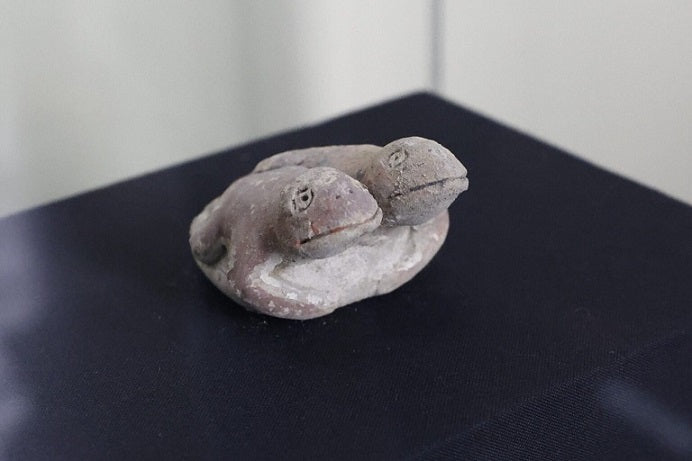 Arkeologlar Peru'nun Vichama Bölgesinde 3.800 Yıllık Nadir Bir Kurbağa Kil Heykelciği Keşfetti