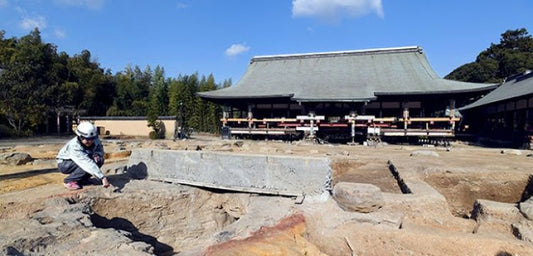 Toshodaiji tapınağı enkazında kiremit fırını bulundu