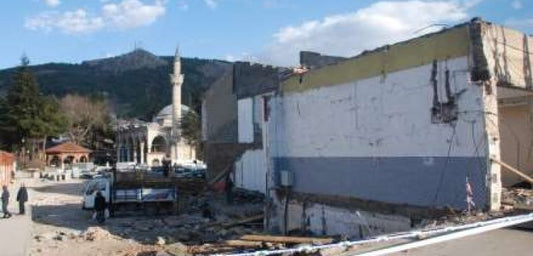 Tokat'ta tarihi Taşhan ile Hatuniye Cami artık birbirini görebilecek