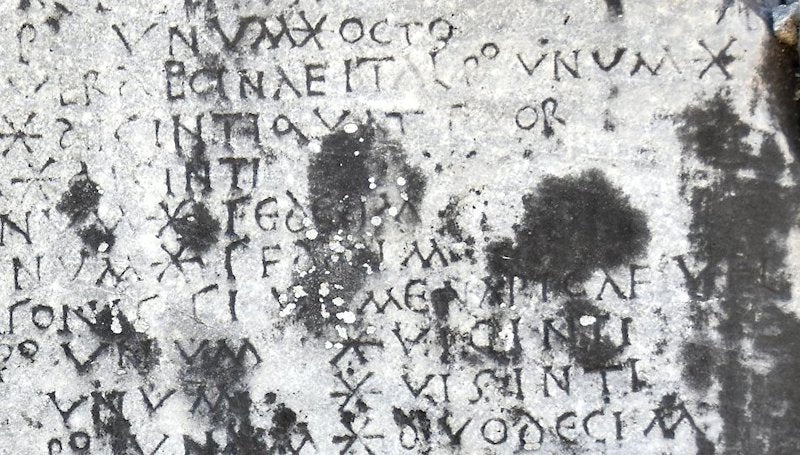 Muğla’da Antik Mecliste Fiyat Listesi Bulundu