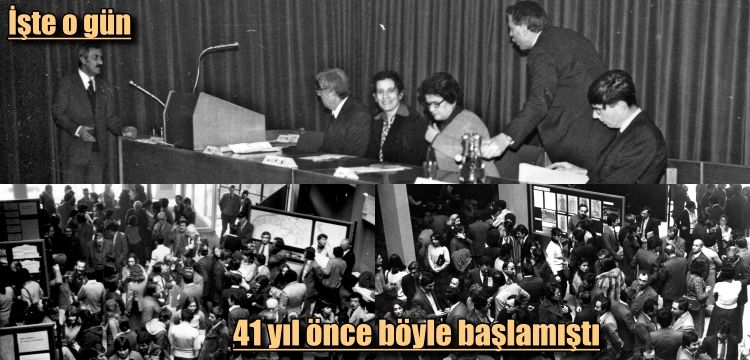 41 yıldır başarıyla süren Arkeoloji Kazı Sempozyumları böyle başlamıştı