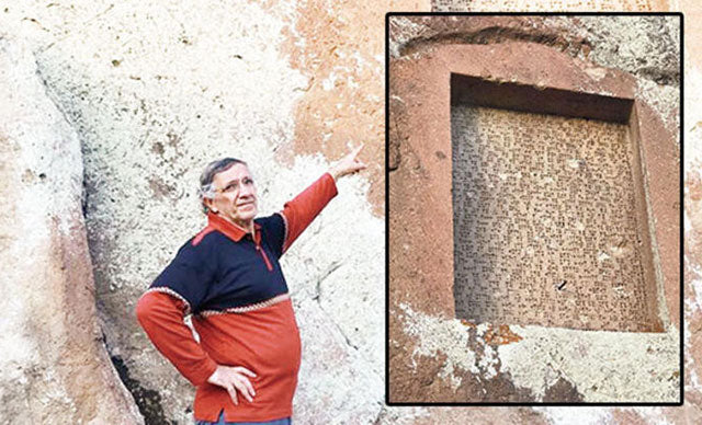 Erzurum'da murç çakılan 3 bin yıllık Urartu yazıtı için uyarı yapıldı